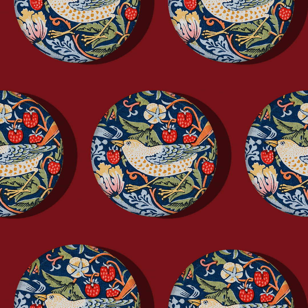 B9 - William Morris - Sandwich biscuits with chocolate filling