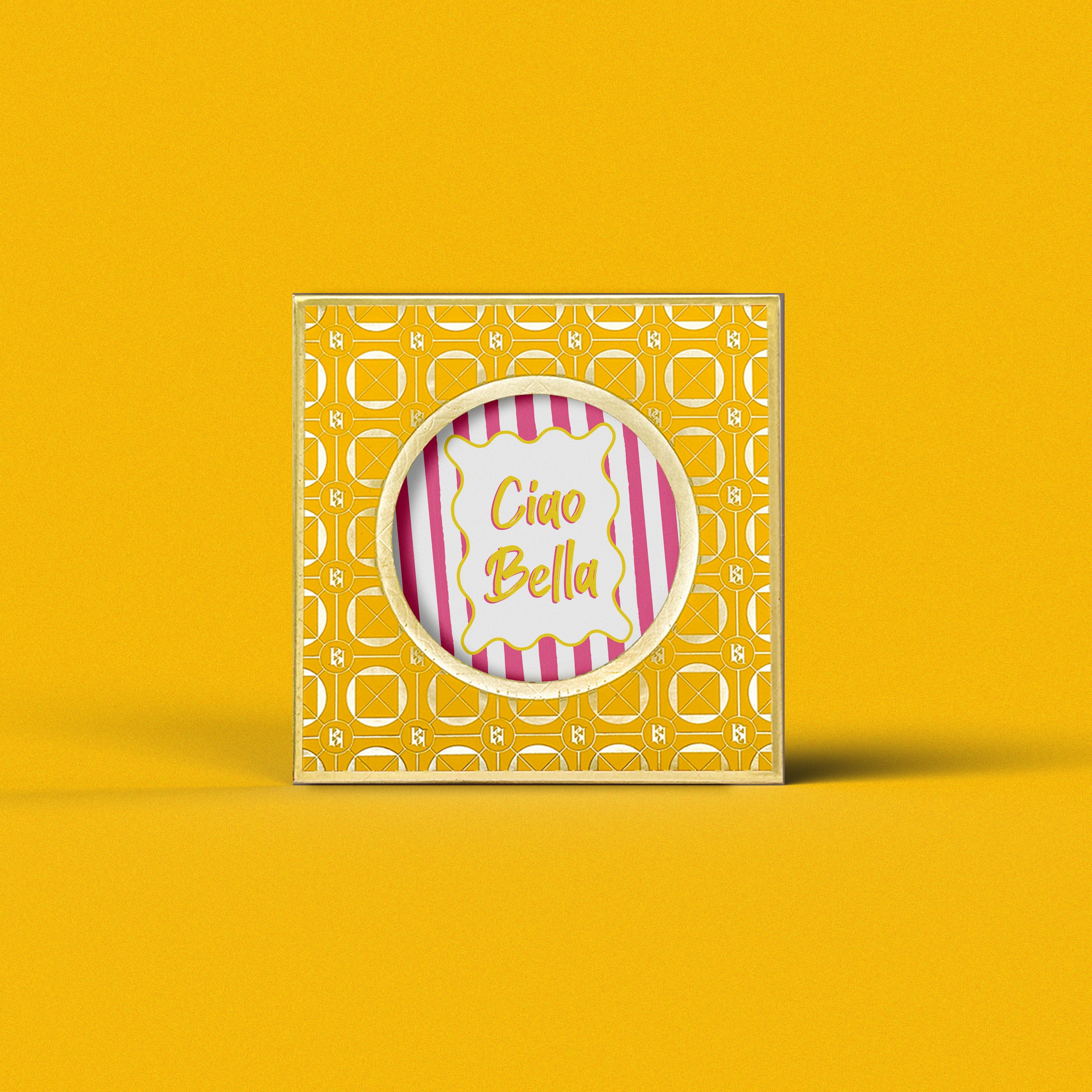 C1 - Ciao Bella - Caramel Stroopwafel edible message box