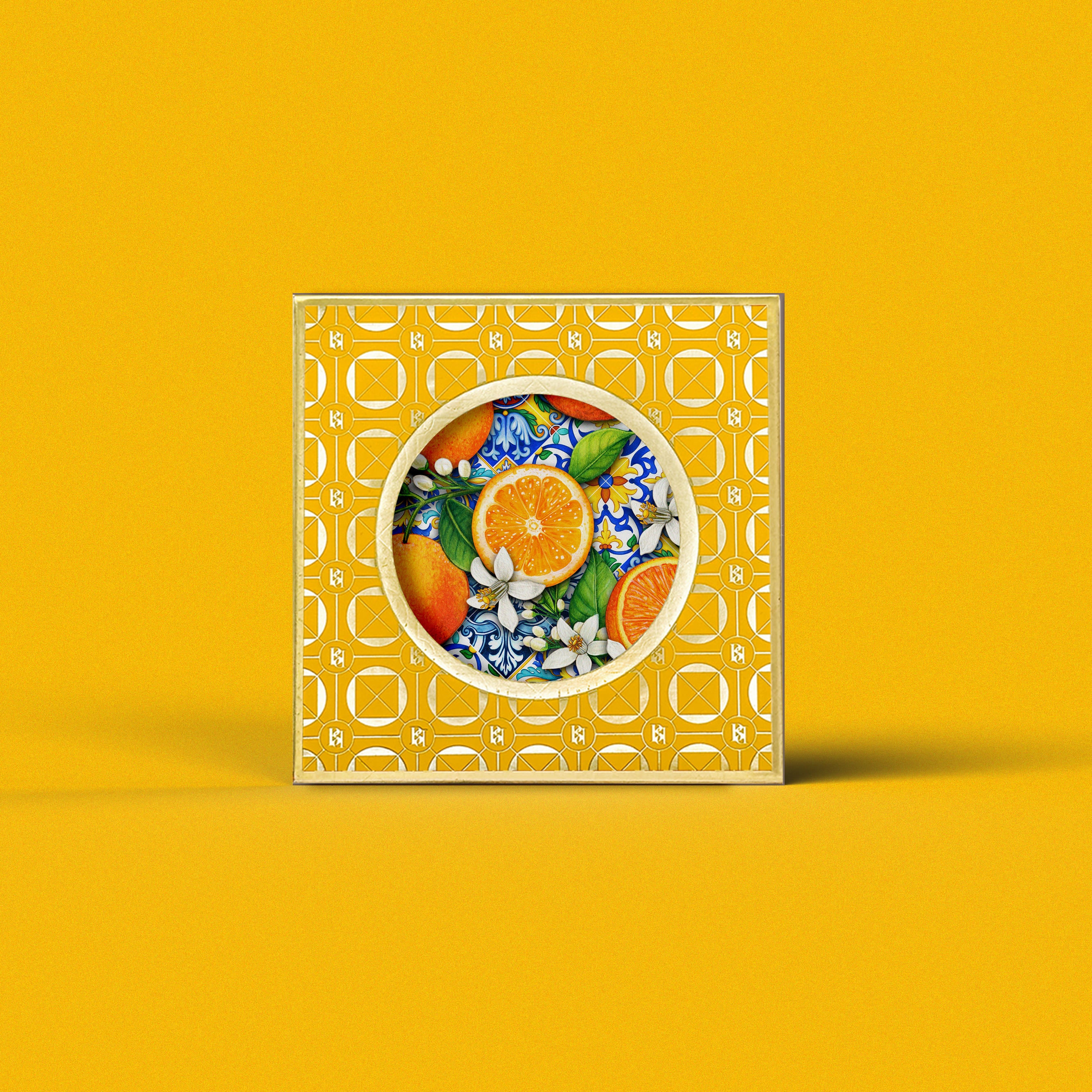 C8- Mediterranean Oranges - Caramel Stroopwafel edible message box